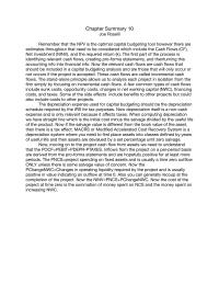 Chapter Summary