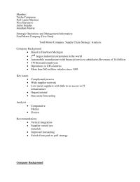 Strategic Operations and Management Information