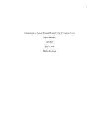 Comprehensive Annual Financial Report