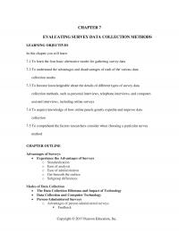 Chapter 7 A Disadvantage Of The Mall Intercept Interview Method Is