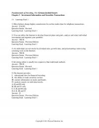 978-0136117049 Test Bank Chapter 3 Part 1
