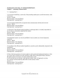 978-0136117049 Test Bank Chapter 7 Part 1
