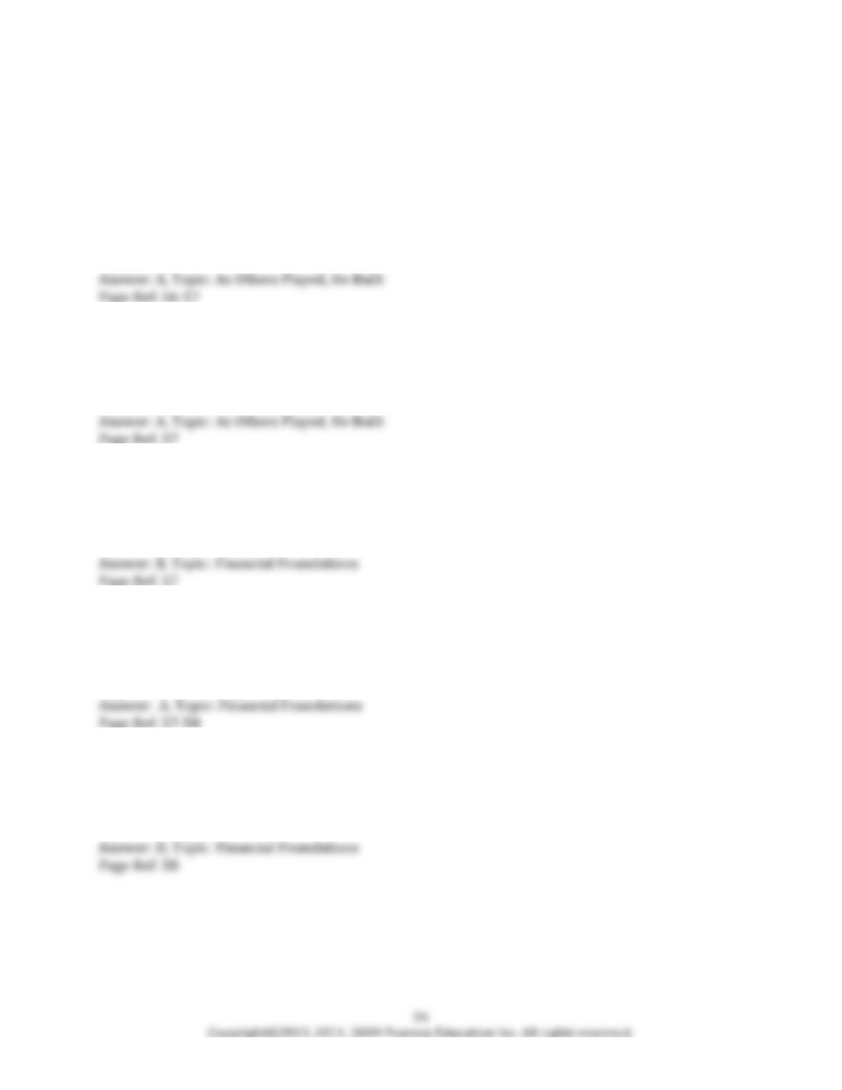 Essay on fin426 chapter1 testbank questions 03 image