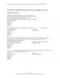 978-0205930661 Test Bank Chapter 1