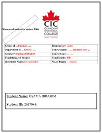 Contracts This research project