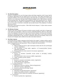 Amazon 1 The Brief