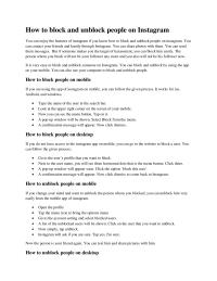 Mobile apps How to block and