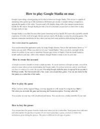 MOBILE APP How to play Google