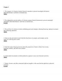 978-0324651140 Test Bank Chapter 1 Part 1