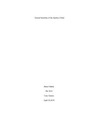 Philosophy Paper Eternal