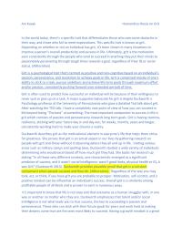 Humanities thesis on grit