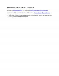 978-1259917011 Chapter 16 Going To The Net