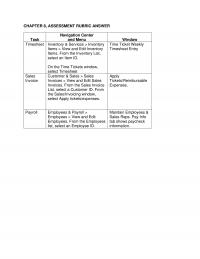 978-1259917011 Chapter 8 Assessment Rubric