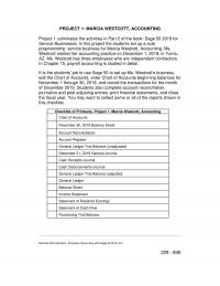 978-1259917011 Solution Manual Project Westcott  Accounting