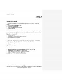 978-1259870323 Test Bank Chapter 14
