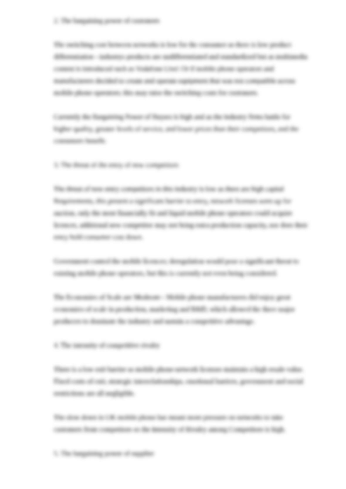 Vodafone growth strategies picture