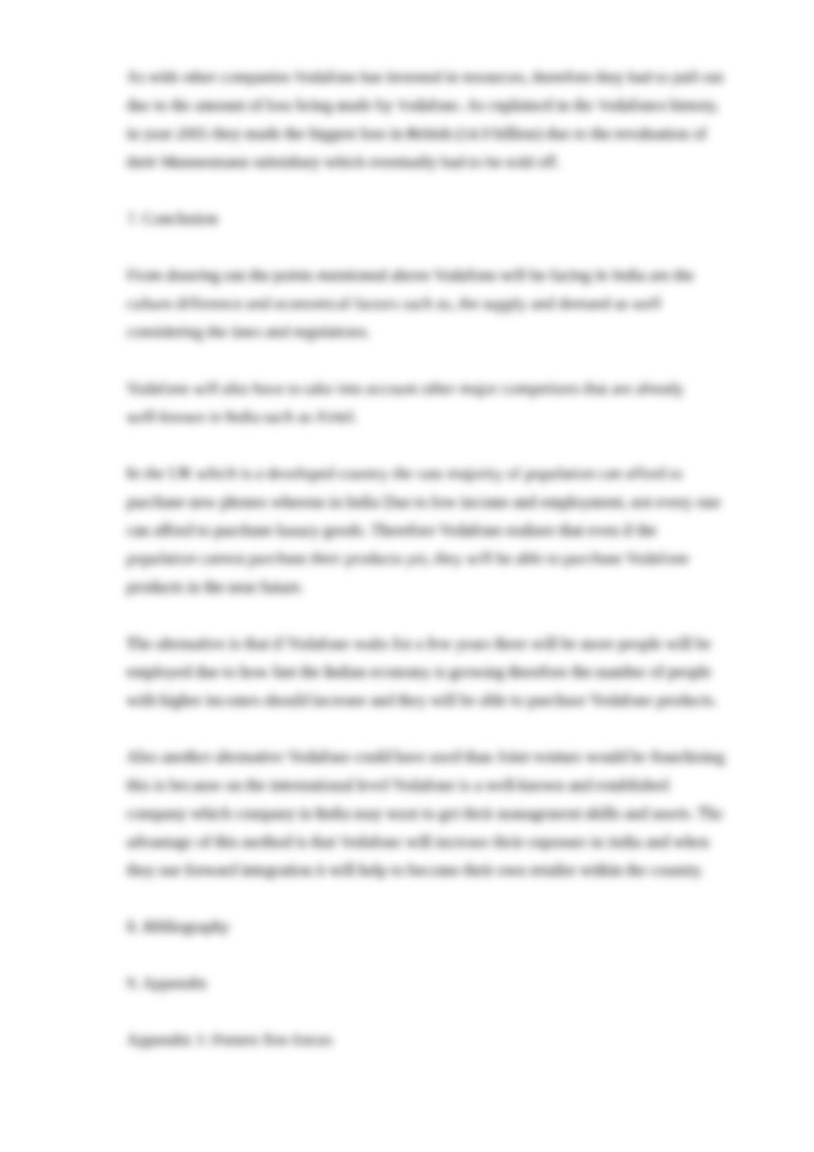 Vodafone strategy analysis picture