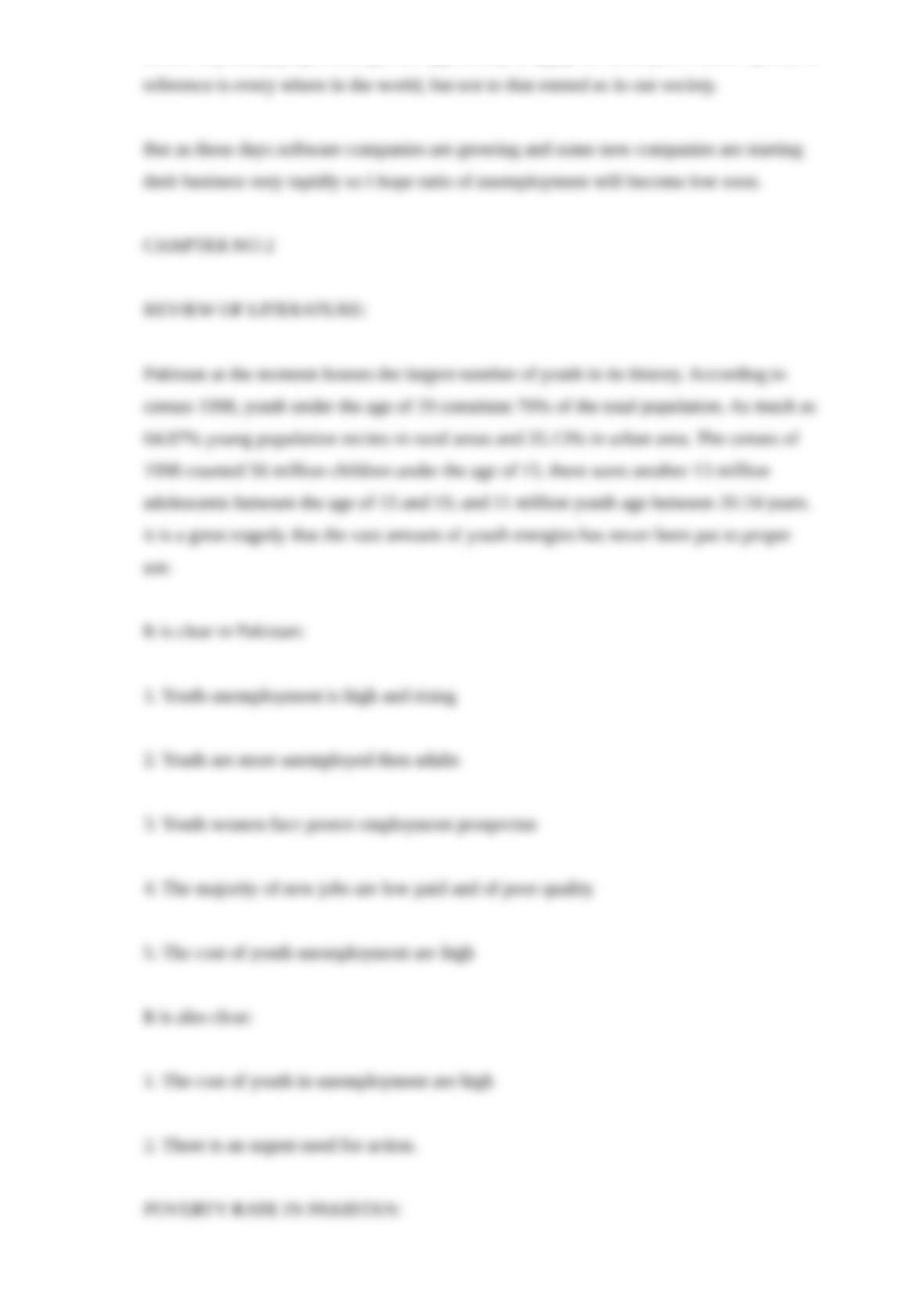 Research paper on unemployment in pakistan pdf image