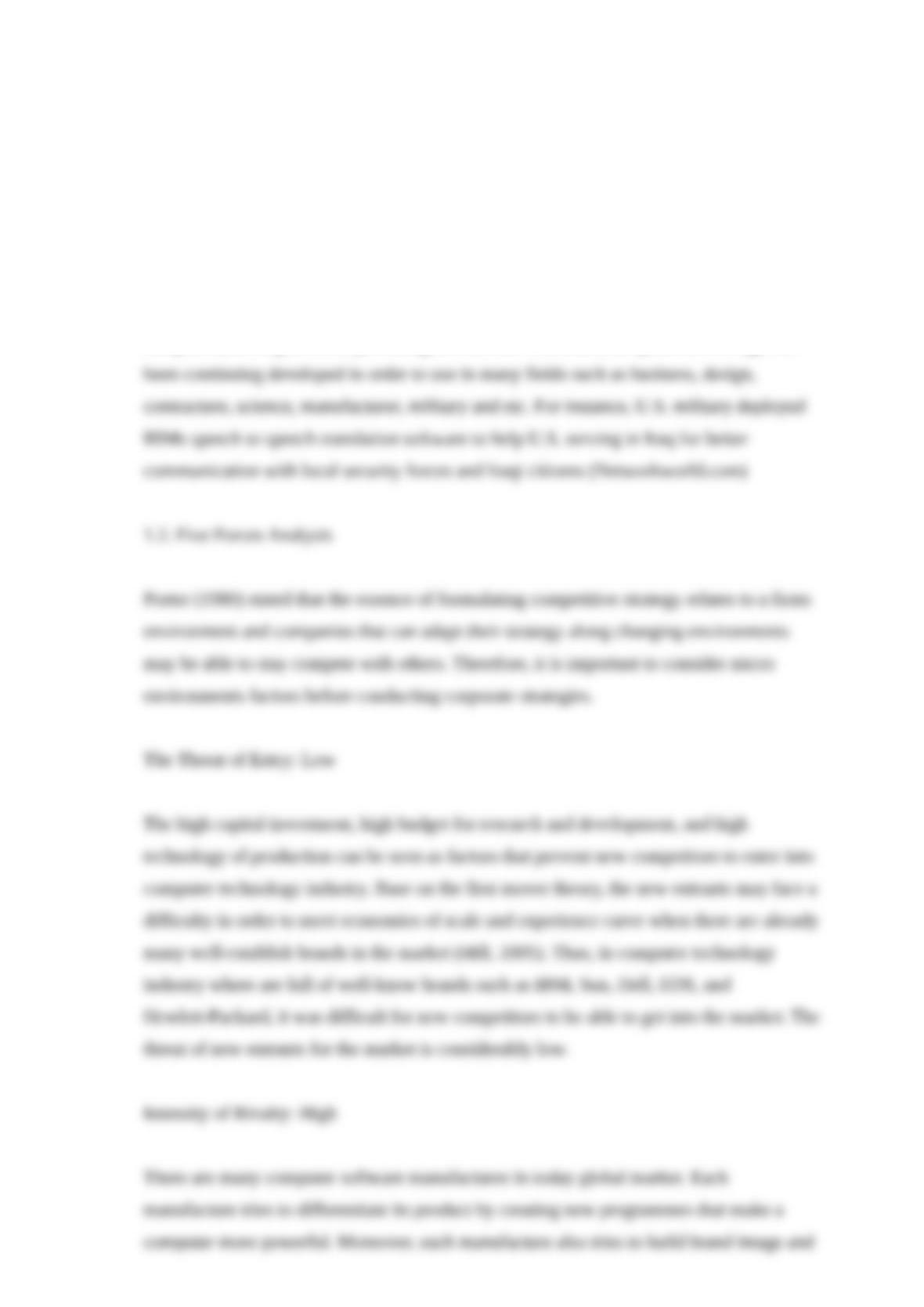 Analysis macro and micro environment of ibm essay 04 image