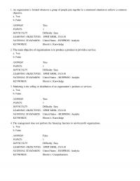 978-1285063003 Test Bank Chapter 1 Part 1