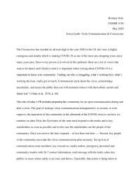 COVID-19 ESSAY