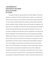WELLNESS ESSAY