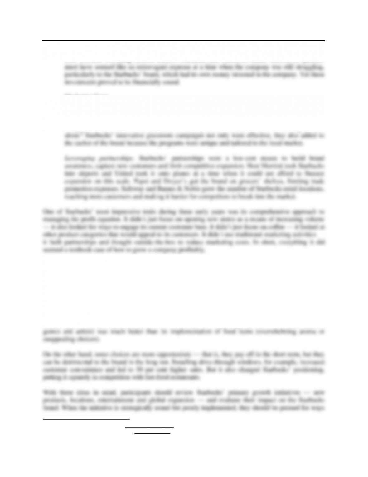 Starbucks analysis essay picture