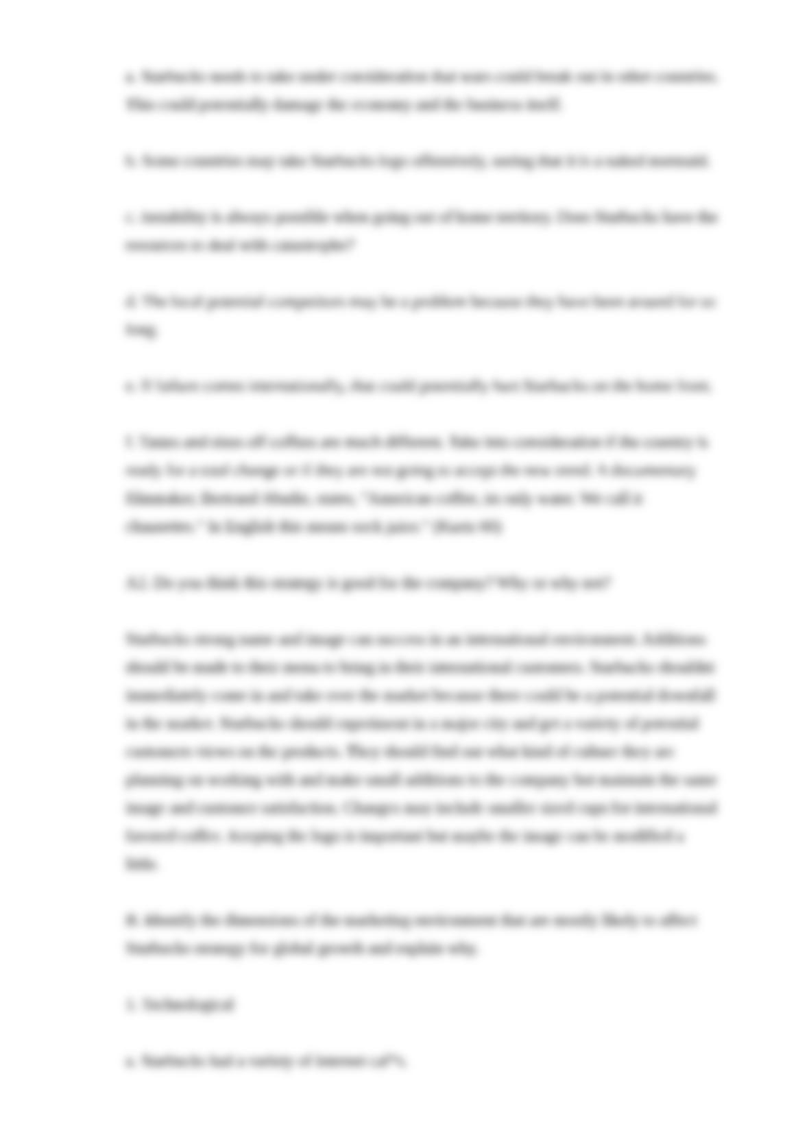 Starbucks case study with questions Starbucks case study with questions picture