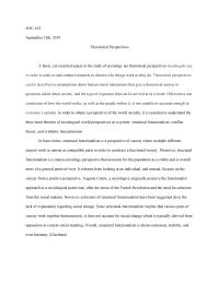 Theoretical Perspectives