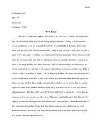 Love essay
