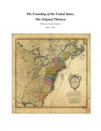 The Founding of the United States