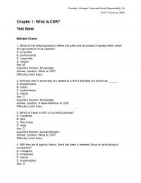 978-1544351575 Test Bank Chapter 1