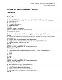 978-1544351575 Test Bank Chapter 12