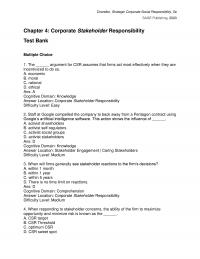 978-1544351575 Test Bank Chapter 4