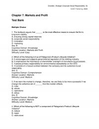 978-1544351575 Test Bank Chapter 7