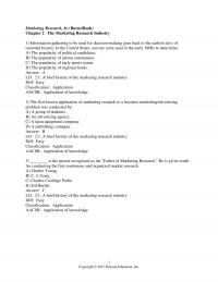 978-0134167404 Test Bank Chapter 2 Part 1