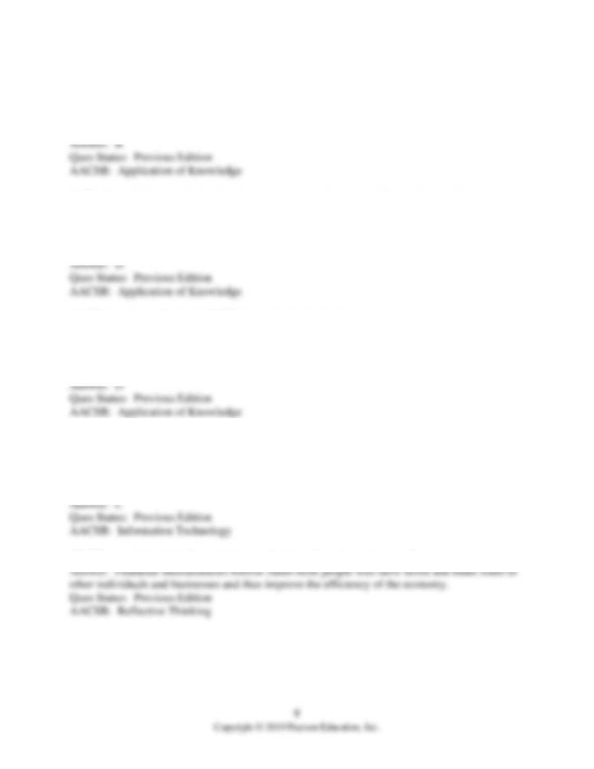 978-0134733821 Test Bank Chapter 1 Part 1 | Get 24/7 Homework Help