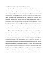 Analysis in healthcare