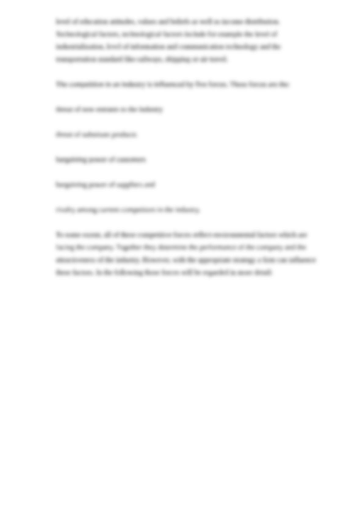 Swot analysis paper examples picture