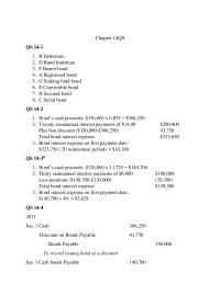 Accounting Chapter 14QSQS
