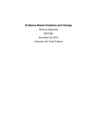 Change Management EvidenceBased