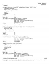 978-1285429649 Test Bank Chapter 5 Part 2
