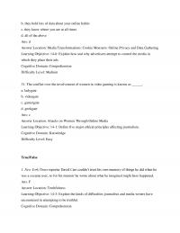 978-1506344461 Test Bank Chapter 14 Part 2