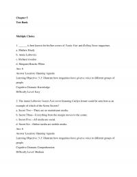 978-1506344461 Test Bank Chapter 5 Part 1