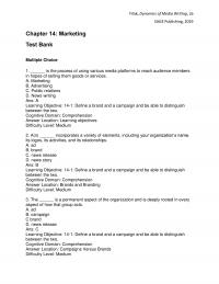 978-1506381466 Test Bank Chapter 14