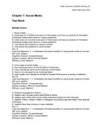 978-1506381466 Test Bank Chapter 7