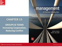 Management CHAPTER 13GROUPS amp