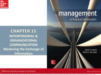 Management CHAPTER