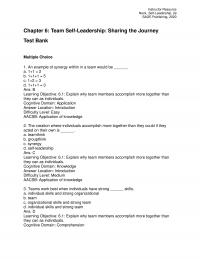 978-1544324302 Test Bank Chapter 6