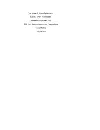 Accounts Final Research Report